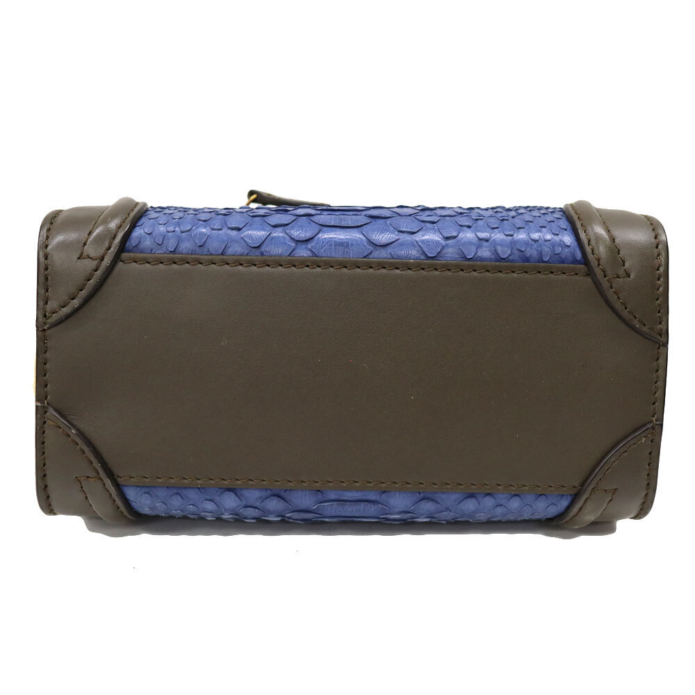 Celine Luggage Shopper Two Tone Python Leather - image 4